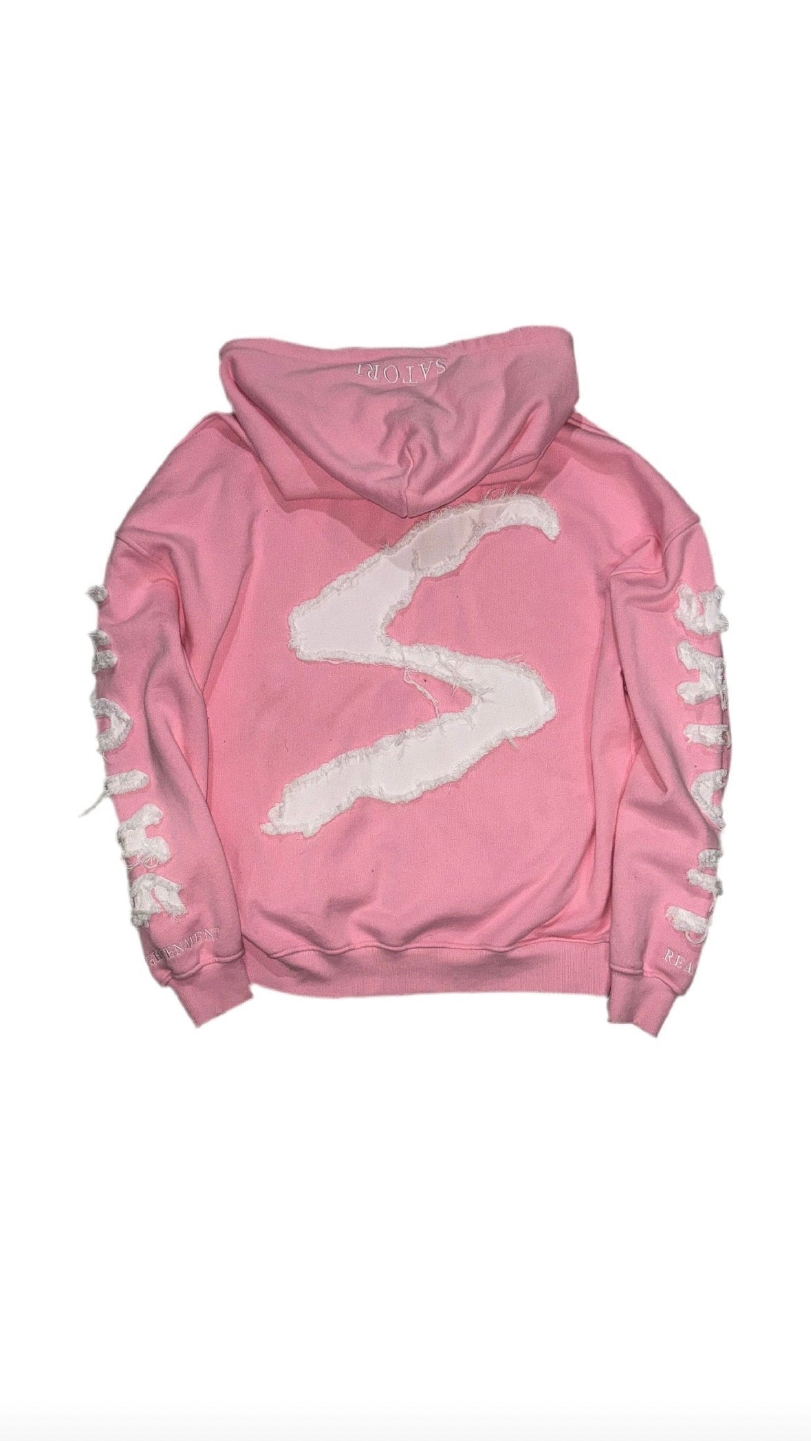 Pink Satori Oversized Heavyweight
Distressed Hoodie